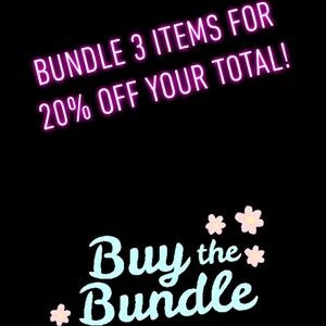 🥳Bundle 3 items and earn 20% discount🥳